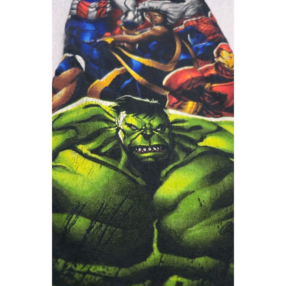 Vintage Mad Engine Marvel X Men Graphic T Shirt XL Wolverine Iron Man Hulk Storm - Picture 7 of 8